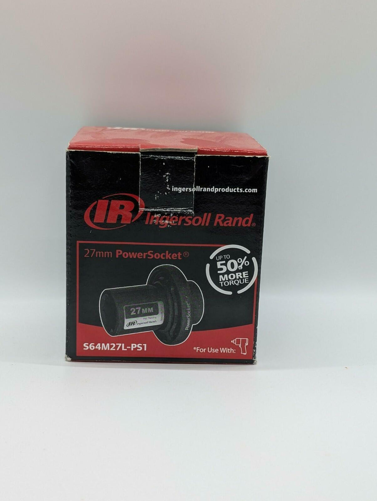 Ingersoll Rand S64M27L-PS1 27mm PowerSocket 1/2" Drive 6-Point Impact Socket