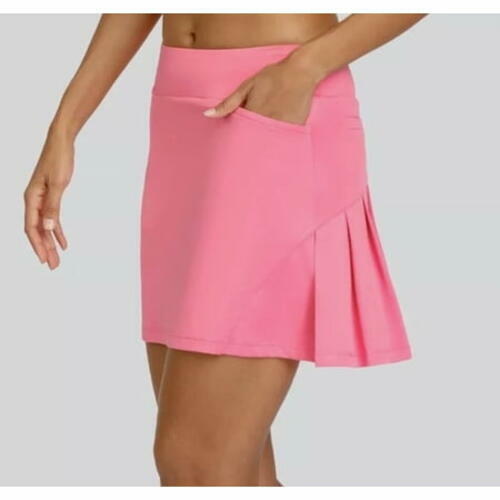 Tail White Label Women's 16" Pull-On Golf Skort Pink Grapefruit XL UPF 50