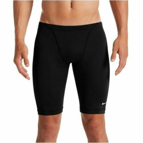 Nike Men's HydraStrong Solid Jammer Swimwear Size 24 Chlorine Resistant