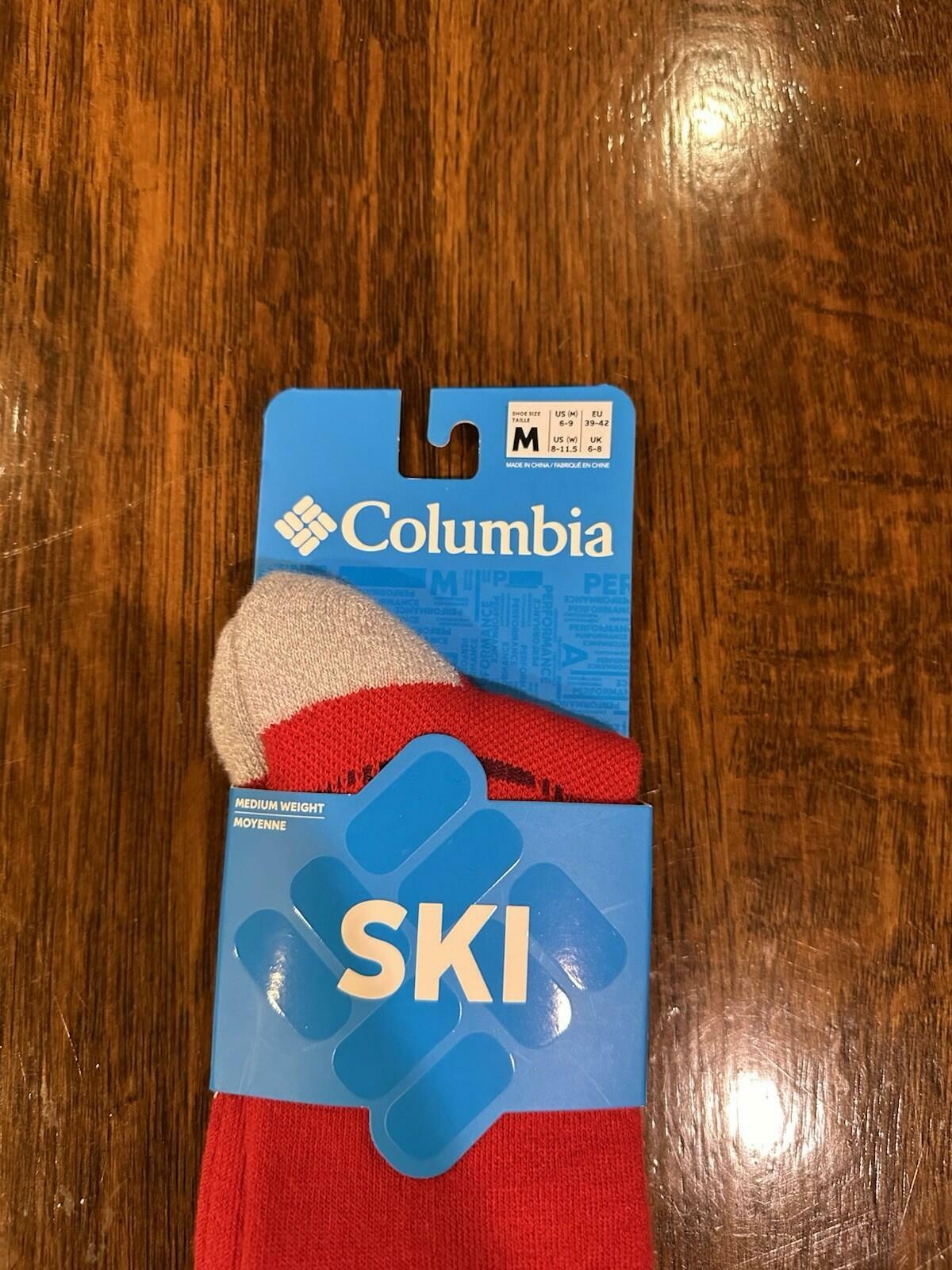 Columbia Thermolite Over The Calf Ski Socks Medium Thermal Winter