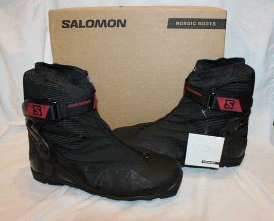 Salomon Escape Outpath Cross Country Ski Boots Men's 13 Nordic NNN Black