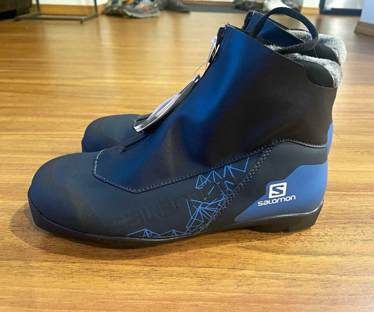 Salomon Vitane Prolink Women's Cross Country Ski Boots Size 9 Black Blue