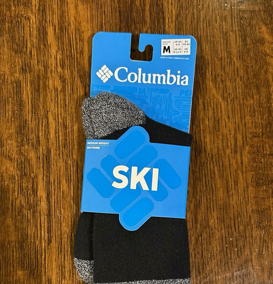 Columbia Ski Socks Over The Calf Medium Blue Thermolite Winter Performance