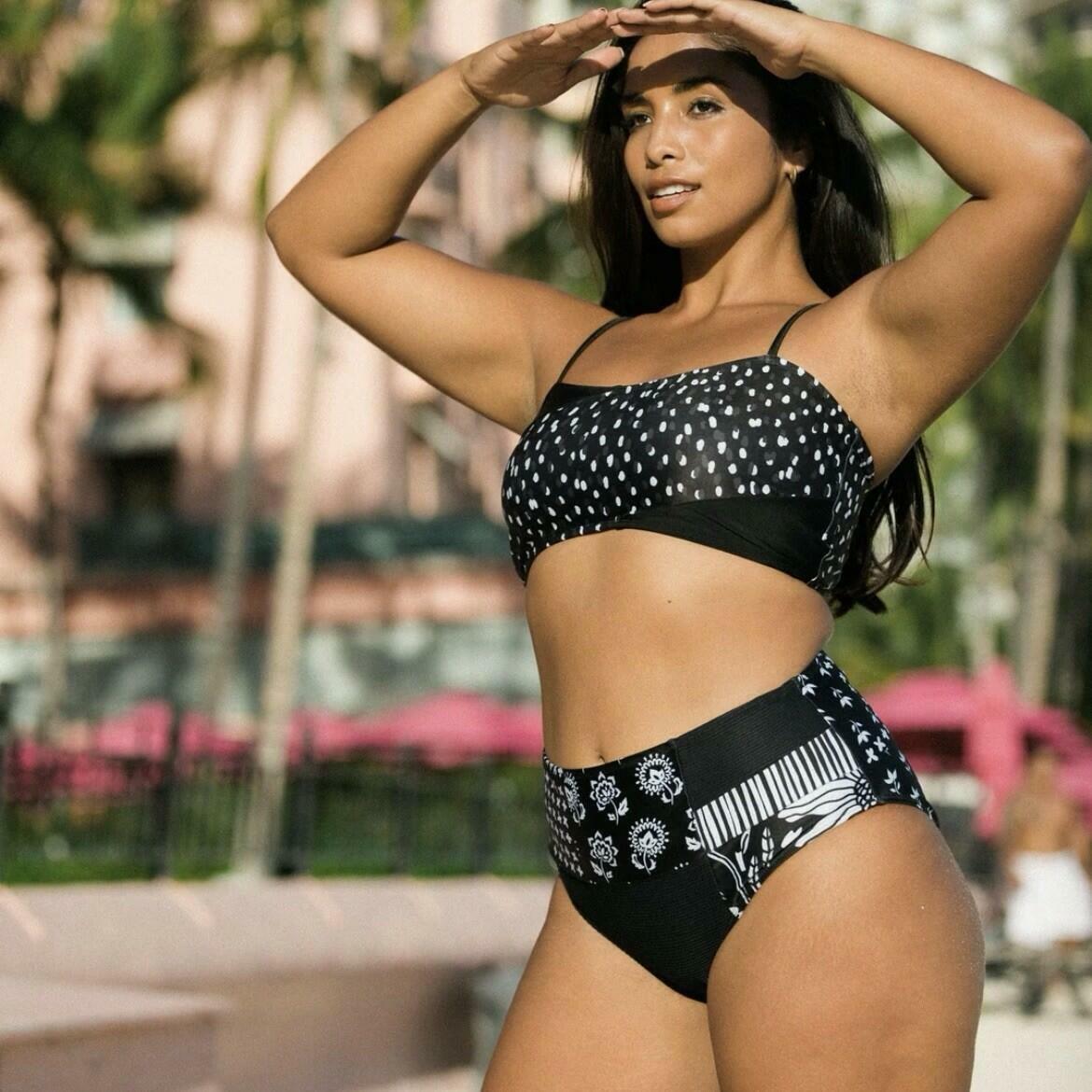 Oasis Patch Bottom Mid-Rise Women's Swimwear by Nani - Final Sale