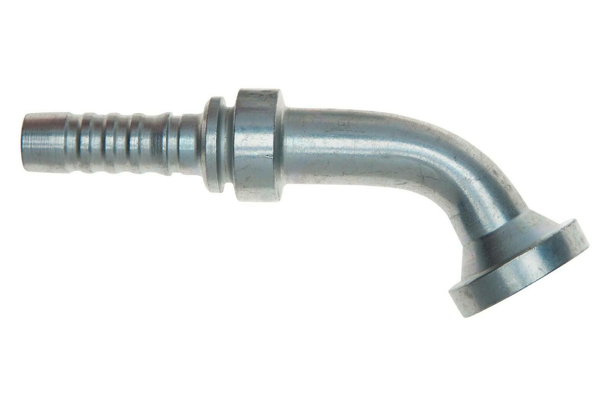 Gates 24GSP-24FL90M Zinc Plated Coupling, Code 61 O-Ring Flange, 90° Bend