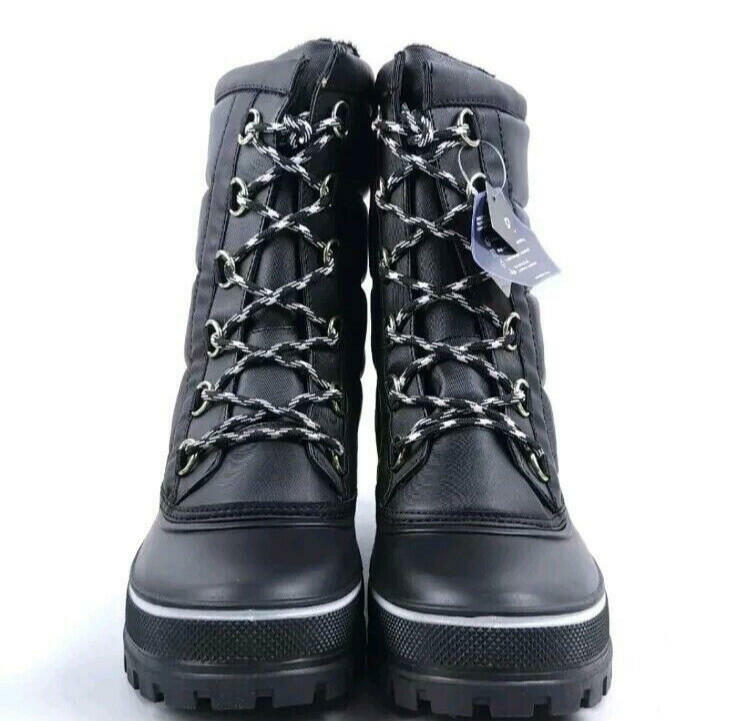 Alpine Design Women's Willow Quilted Black Snow Boots Size 10 Waterproof