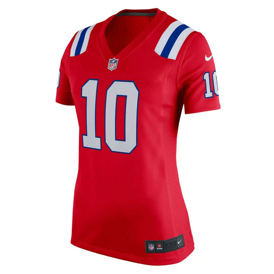 Red Nike Women's Mac Jones Patriots Game Jersey XX-Large, NFL Authentic Shirt