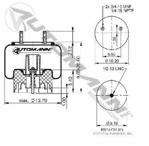 Automann AB1DK25E-8713 Air Spring Vans
