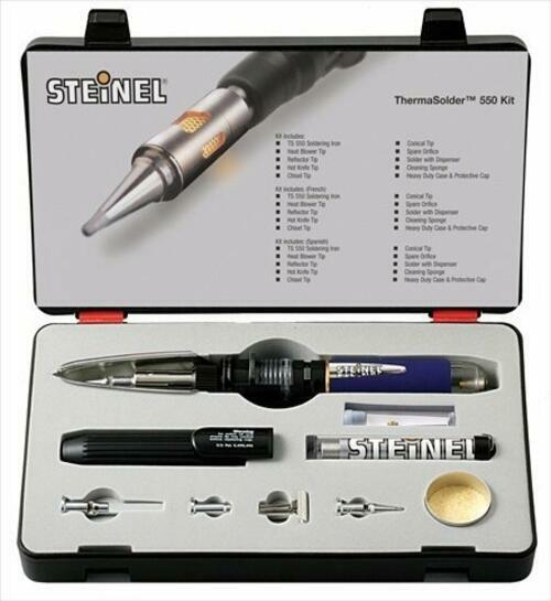 Steinel TS550K 110049874 ThermaSolder Cordless Butane Soldering Iron Kit