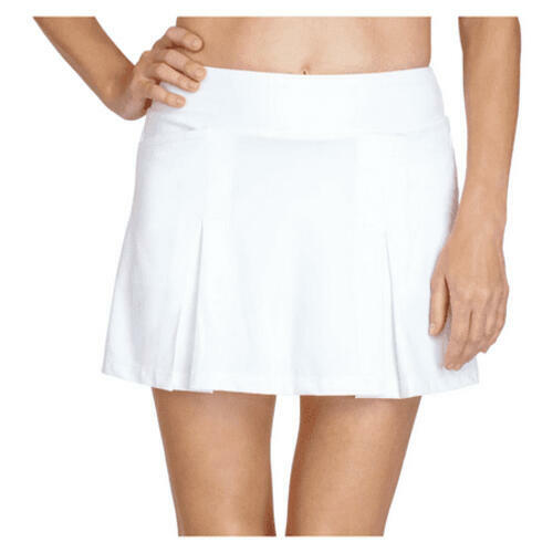 Tail White Label Women's 15" Pleated Golf Skort Chalk White Size L