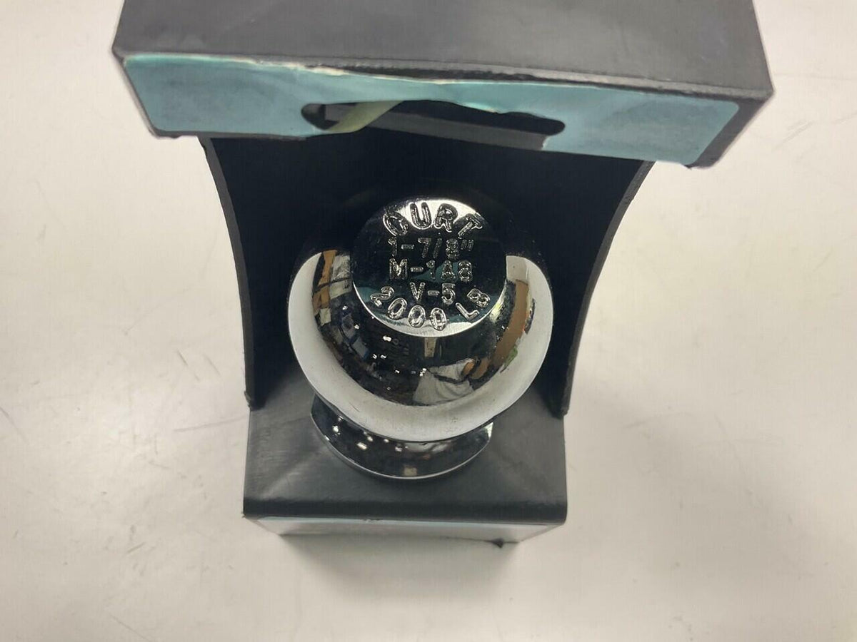 Curt 40063 Chrome 1-7/8" Tow Ball, 2-1/8" Length, 2,000 lbs Capacity