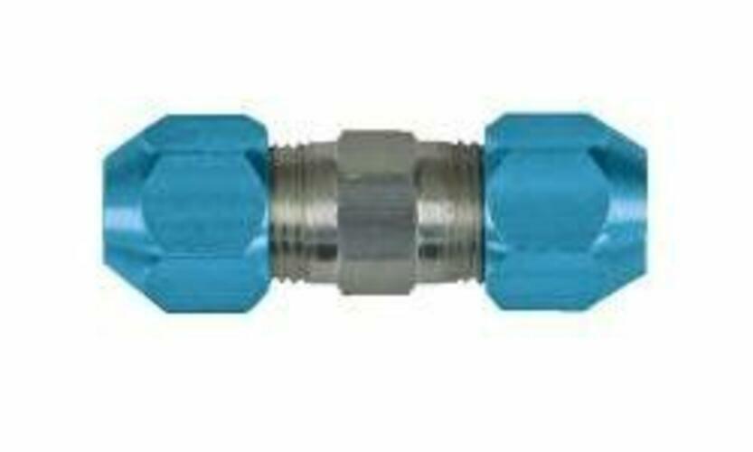 S.U.R. & R. 12MM A/C Compression Union, Stainless Steel, Model SRRAC12M