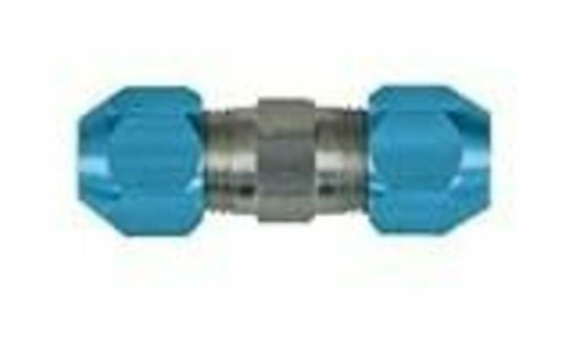 S.U.R. & R. 12MM A/C Compression Union, Stainless Steel, Model SRRAC12M