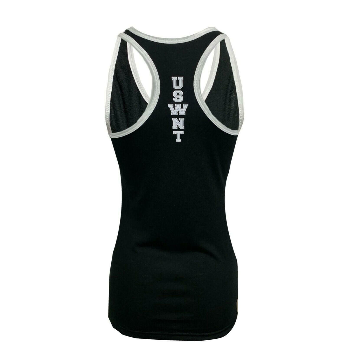 Official USWNT Women's Tank Top 100% Cotton, Supports Equal Pay, Navy Large