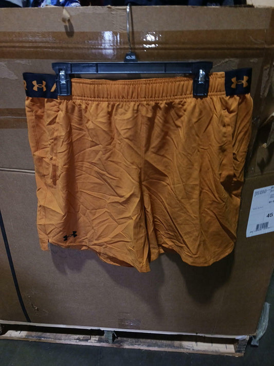 Under Armour Vanish Woven 6" Men's Shorts 2XL Honey Orange Black 1373718