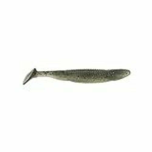 Reaction Innovations Skinny Dipper Bad Shad Green Weedless Swim Bait for Fishing Lures