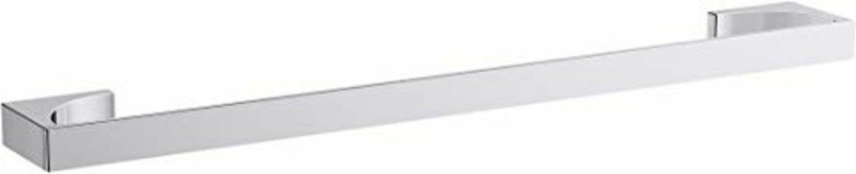 Kohler Minimal 26568-CP Wall Mount Bathroom 24" Towel Bar Polished Chrome