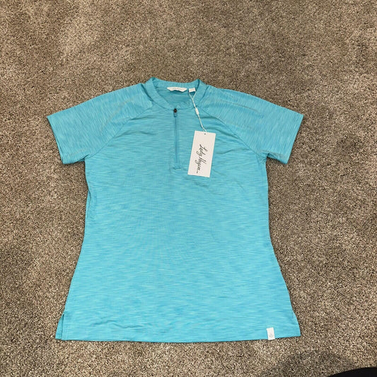 Lady Hagen Women's Golf Polo Shirt Size XS Teal Crush Short Sleeve