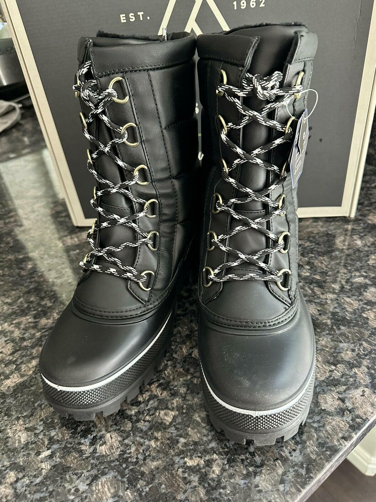 Alpine Design Women's Willow Quilted 200G Snow Boots Size 9. NWB Winter Cold