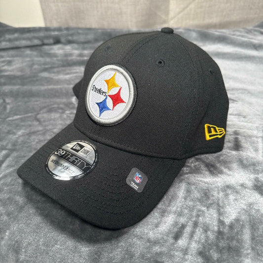 Era Pittsburgh Steelers 39THIRTY NFL Flex Fit Black Cap Hat M/L