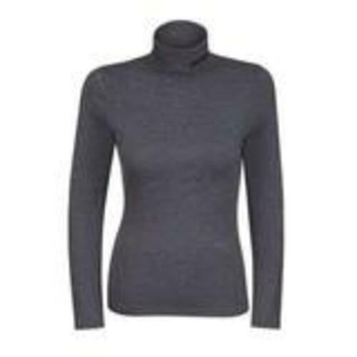 Ski-Doo Women's Turtleneck Heather Grey XS Thermal Winter Top