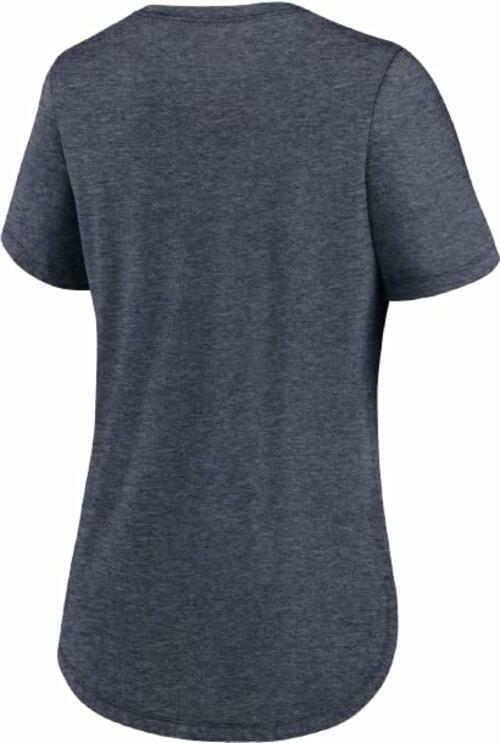 Nike Cleveland Guardians Touch Women's Tri-Blend T-Shirt Navy Size S