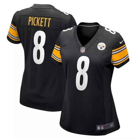 Nike Women's Kenny Pickett #8 Pittsburgh Steelers Game Jersey Black Size M