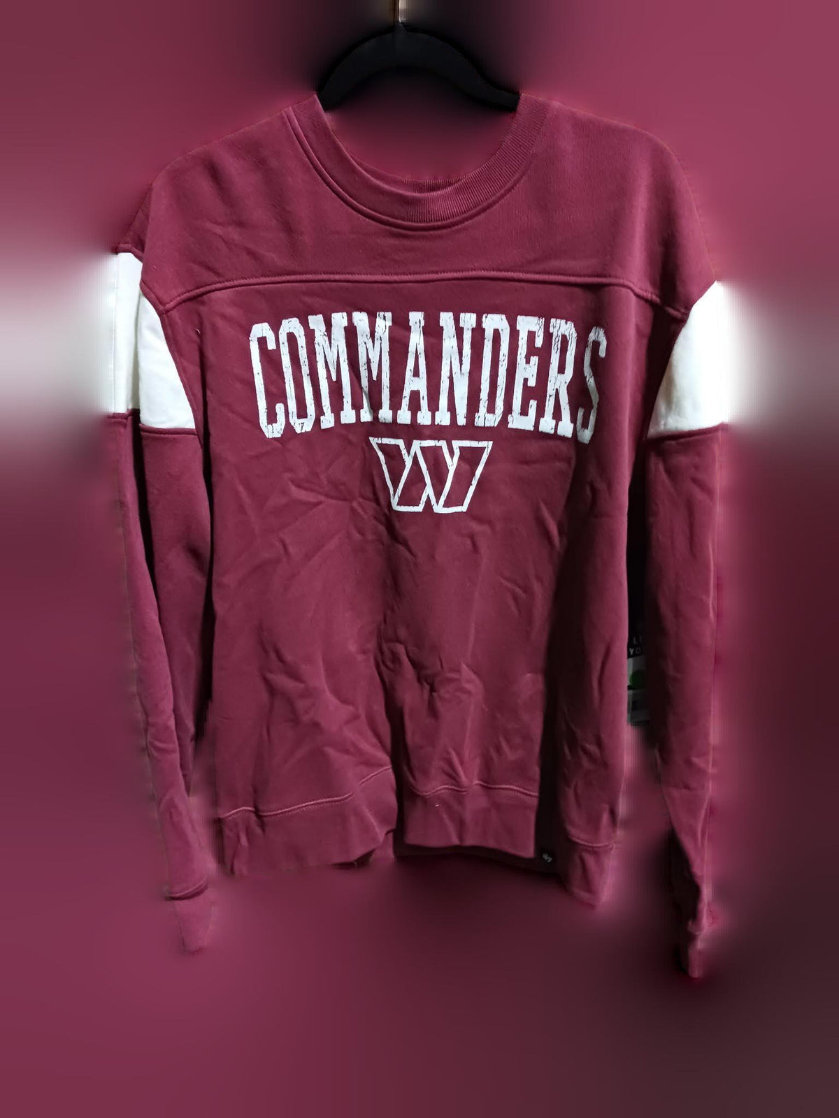 '47 Onset Washington Commanders Burgundy Crewneck Sweatshirt